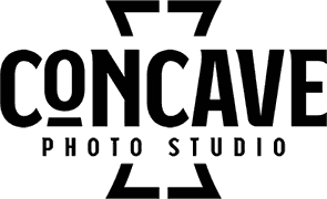 Concave photo studio logo